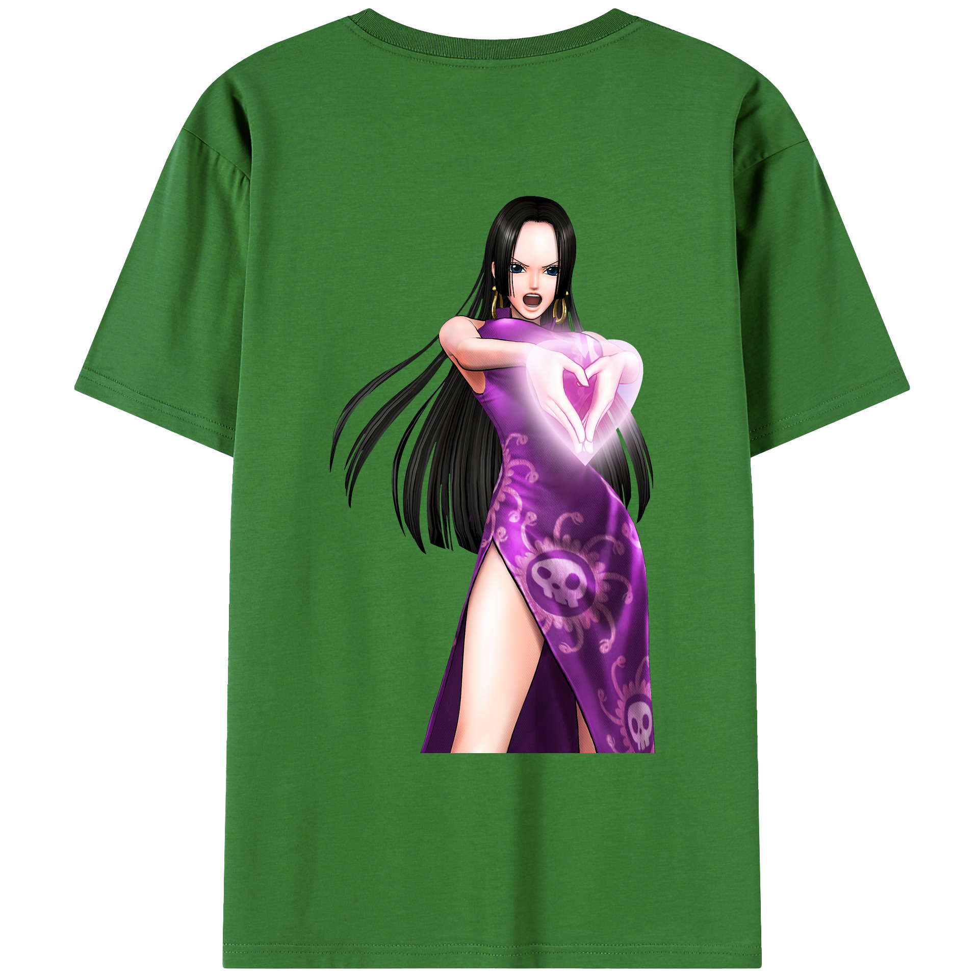 ワンピース ボア・ハンコック ONE PIECE Boa·Hancock レディース半袖Tシャツ(バックプリント)
